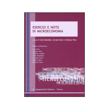 Massidda Locci esercizi e note di microeconomia giappichelli