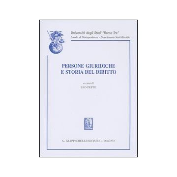 Persone giuridiche e storia del diritto