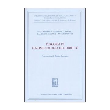 Percorsi di fenomenologia del diritto