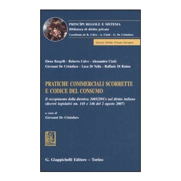 Pratiche commerciali scorrette e codice del consumo