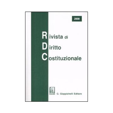 Rivista di diritto costituzionale (2008)