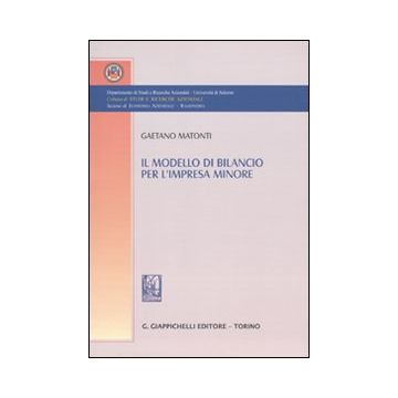 Il modello di bilancio per l'impresa minore