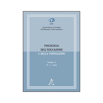 Psicologia dell'educazione e della formazione (2009). Vol. 1