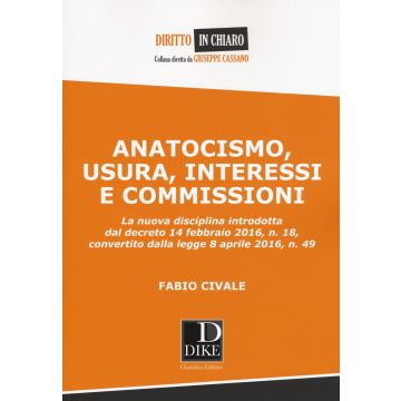 Anatocismo, usura, interessi e commissioni