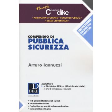 Compendio di pubblica sicurezza. Con espansione online