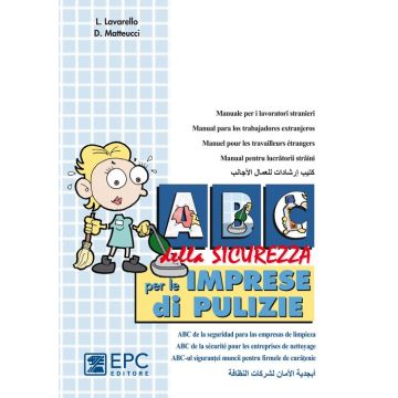 ABC della sicurezza per le imprese di pulizie in cinque lingue. Ediz. multilingue