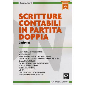 Scritture contabili in partita doppia. Casistica