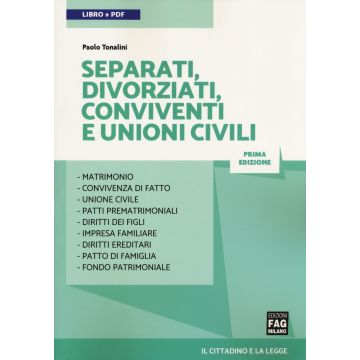 Separati, divorziati, conviventi e unioni civili. Con Contenuto digitale (fornito elettronicamente)