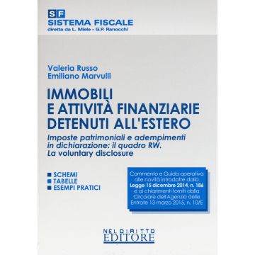 Immobili e attività finanziarie detenuti all'estero
