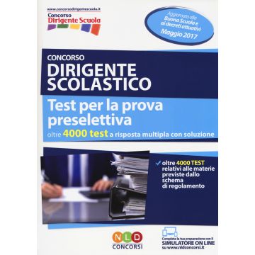 Concorso dirigente di scuola. Test per la prova preselettiva. Con Contenuto digitale per download e accesso on line
