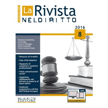 La rivista di Neldiritto (2016). Con aggiornamento online. Vol. 8