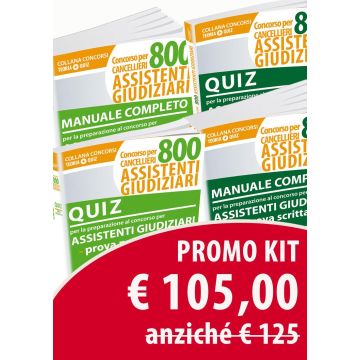 Concorso cancellieri. 800 assistenti giudiziari. Manuale-Quiz