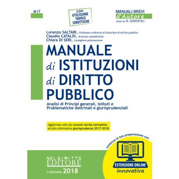 Manuale di istituzioni di diritto pubblico. Analisi di principi generali, istituti e problematiche dottrinali e giurisprudenziali. Con espansione online
