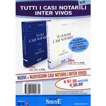 Tutti i casi notarili inter vivos: Nuovi-Nuovissimi casi notarili inter vivos