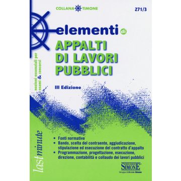 Elementi di appalti di lavori pubblici