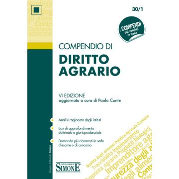 Compendio di Diritto Agrario 2016