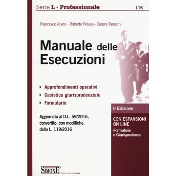 Manuale delle esecuzioni. Con espansione online