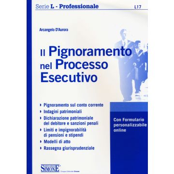 Il pignoramento nel processo esecutivo. Con espansione online
