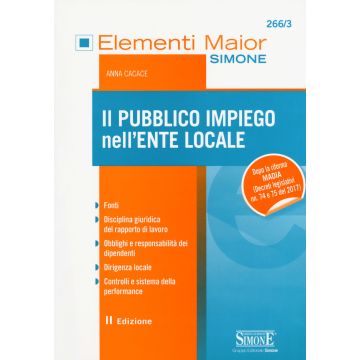 Il pubblico impiego nell'ente locale
