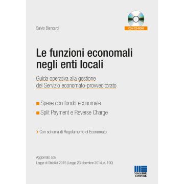 Le funzioni economali negli enti locali. Con CD-ROM