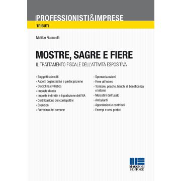 Mostre, sagre e fiere. Il trattamento fiscale dell'attività espositiva