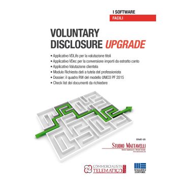 Voluntary disclosure upgrade. Software