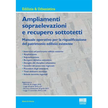 Ampliamenti e sopraelevazioni e recupero sottotetti