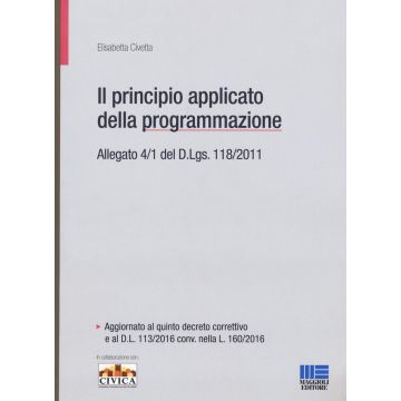 Il principio contabile applicato della programmazione. Allegato 4/1 del D. Lgs. 118/2011