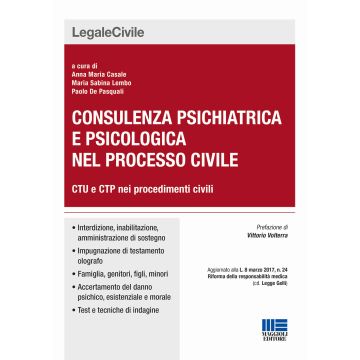 Consulenza psichiatrica e psicologica nel processo civile