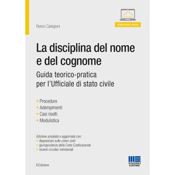 La disciplina del nome e del cognome