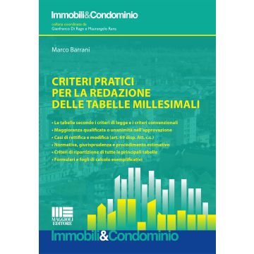 Criteri pratici per la redazione delle tabelle millesimali