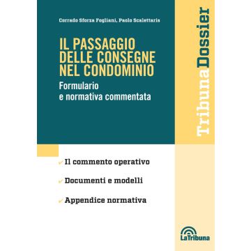 Il passaggio delle consegne nel condominio. Formulario e normativa commentata