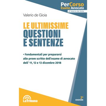 Le ultimissime questioni e sentenze