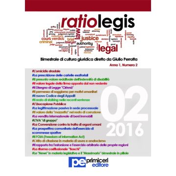 Ratio legis (2016). Vol. 2